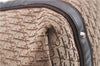 Authentic Christian Dior Trotter Shoulder Tote Bag Canvas Leather Brown J0090