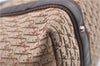 Authentic Christian Dior Trotter Shoulder Tote Bag Canvas Leather Brown J0090