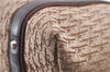 Authentic Christian Dior Trotter Shoulder Tote Bag Canvas Leather Brown J0090