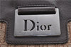 Authentic Christian Dior Trotter Shoulder Tote Bag Canvas Leather Brown J0090