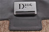 Authentic Christian Dior Trotter Shoulder Tote Bag Canvas Leather Brown J0090