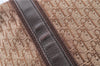 Authentic Christian Dior Trotter Shoulder Tote Bag Canvas Leather Brown J0090