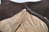 Authentic Christian Dior Trotter Shoulder Tote Bag Canvas Leather Brown J0090
