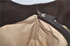 Authentic Christian Dior Trotter Shoulder Tote Bag Canvas Leather Brown J0090