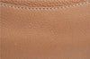 Authentic MIU MIU Leather Shoulder Tote Bag Beige J0095