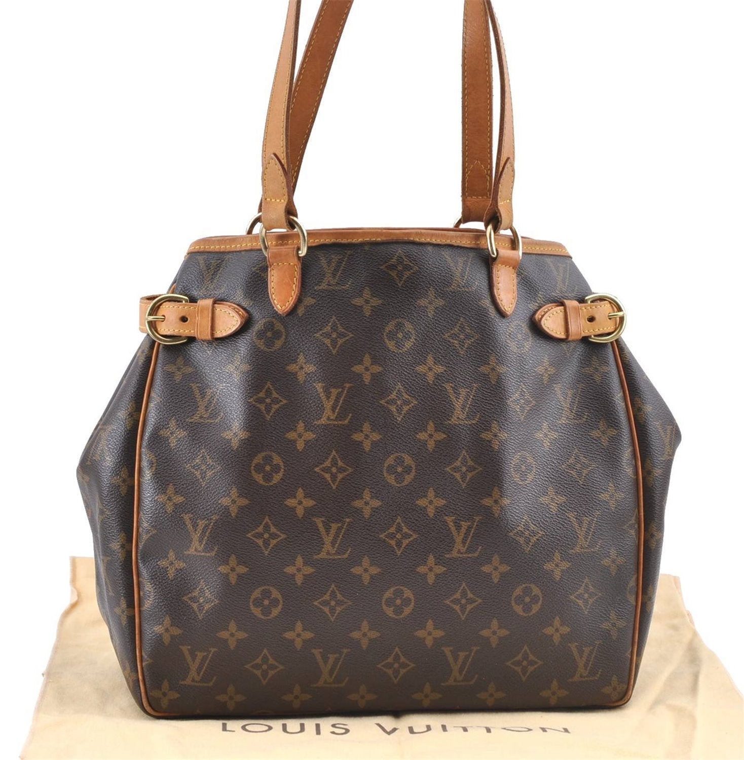 Authentic Louis Vuitton Monogram Batignolles Vertical Tote Bag M51153 LV J0097