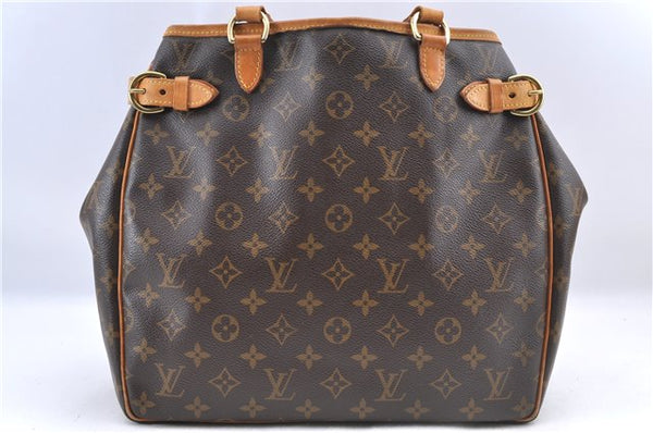 Authentic Louis Vuitton Monogram Batignolles Vertical Tote Bag M51153 LV J0097