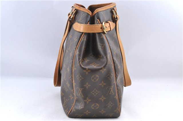 Authentic Louis Vuitton Monogram Batignolles Vertical Tote Bag M51153 LV J0097
