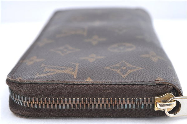 Authentic Louis Vuitton Monogram Zippy Wallet Long Purse M60017 LV J0106