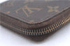 Authentic Louis Vuitton Monogram Zippy Wallet Long Purse M60017 LV J0106