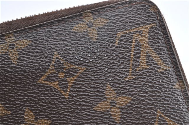 Authentic Louis Vuitton Monogram Zippy Wallet Long Purse M60017 LV J0106