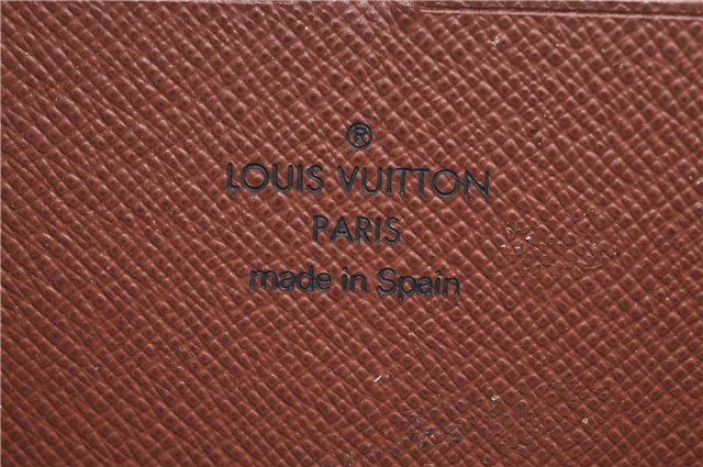 Authentic Louis Vuitton Monogram Zippy Wallet Long Purse M60017 LV J0106