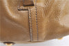 Authentic YVES SAINT LAURENT Easy Boston Hand Bag Enamel 208315 Beige J0112