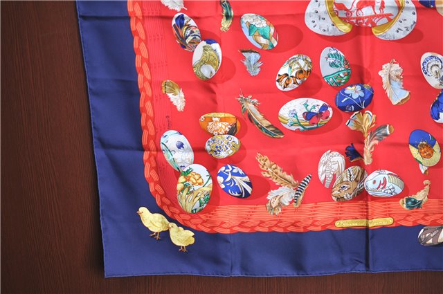 Authentic HERMES Carre 90 Scarf 