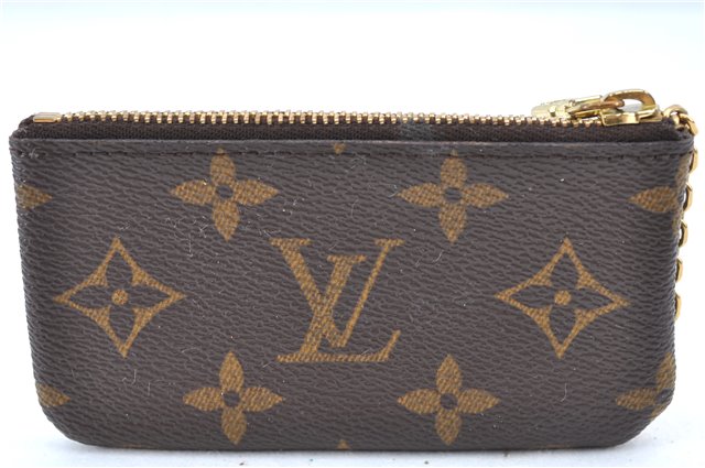 Authentic Louis Vuitton Monogram Pochette Cles Coin Case M62650 LV J0127