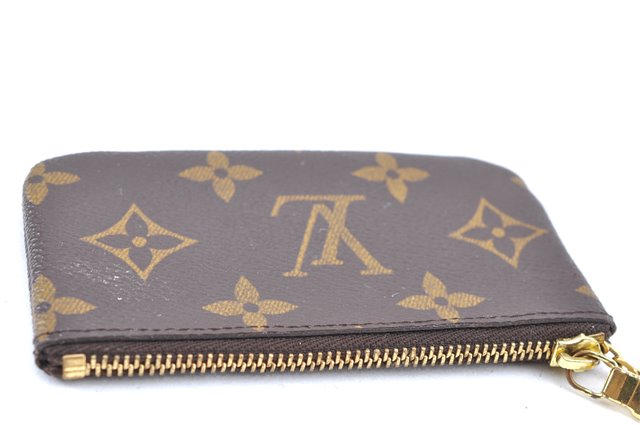 Authentic Louis Vuitton Monogram Pochette Cles Coin Case M62650 LV J0127