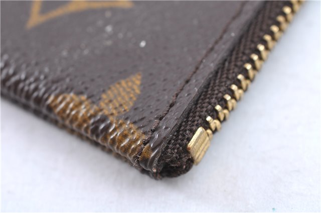 Authentic Louis Vuitton Monogram Pochette Cles Coin Case M62650 LV J0127