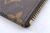 Authentic Louis Vuitton Monogram Pochette Cles Coin Case M62650 LV J0127