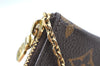 Authentic Louis Vuitton Monogram Pochette Cles Coin Case M62650 LV J0127