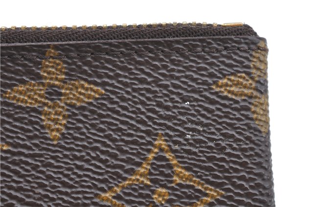 Authentic Louis Vuitton Monogram Pochette Cles Coin Case M62650 LV J0127