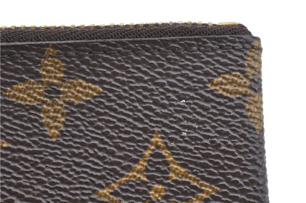 Authentic Louis Vuitton Monogram Pochette Cles Coin Case M62650 LV J0127