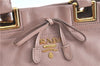 Auth PRADA Ribbon 2Way Shoulder Cross Body Hand Bag Leather BN2245 Pink J0131