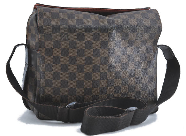 Authentic Louis Vuitton Damier Naviglio Shoulder Cross Body Bag N45255 LV J0135