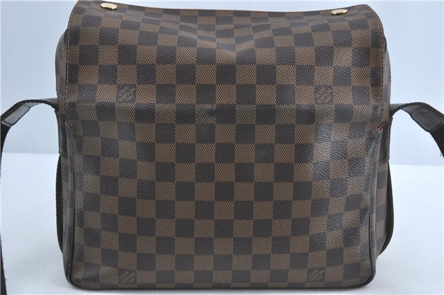 Authentic Louis Vuitton Damier Naviglio Shoulder Cross Body Bag N45255 LV J0135