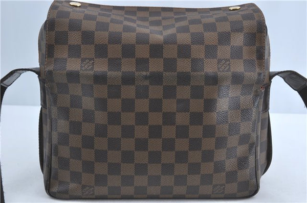Authentic Louis Vuitton Damier Naviglio Shoulder Cross Body Bag N45255 LV J0135
