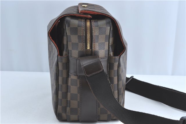 Authentic Louis Vuitton Damier Naviglio Shoulder Cross Body Bag N45255 LV J0135