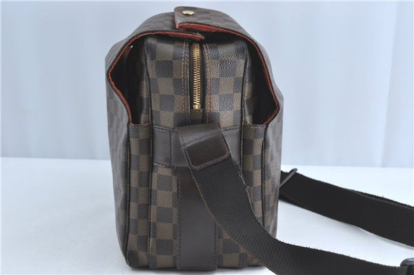 Authentic Louis Vuitton Damier Naviglio Shoulder Cross Body Bag N45255 LV J0135