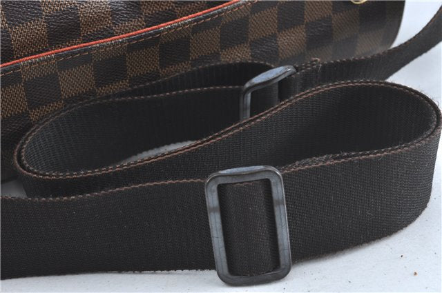 Authentic Louis Vuitton Damier Naviglio Shoulder Cross Body Bag N45255 LV J0135
