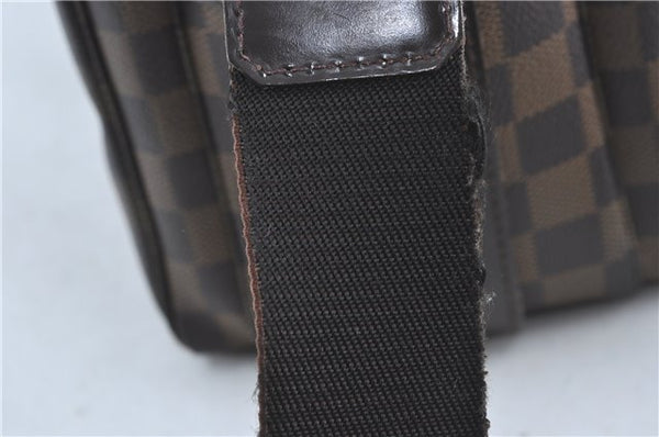 Authentic Louis Vuitton Damier Naviglio Shoulder Cross Body Bag N45255 LV J0135