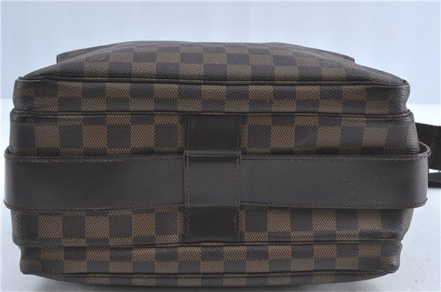 Authentic Louis Vuitton Damier Naviglio Shoulder Cross Body Bag N45255 LV J0135