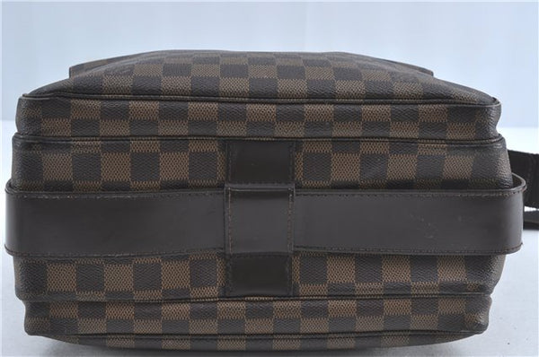 Authentic Louis Vuitton Damier Naviglio Shoulder Cross Body Bag N45255 LV J0135
