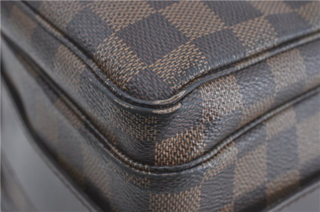 Authentic Louis Vuitton Damier Naviglio Shoulder Cross Body Bag N45255 LV J0135