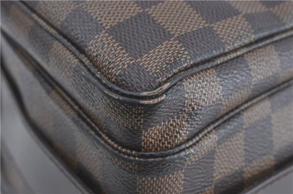 Authentic Louis Vuitton Damier Naviglio Shoulder Cross Body Bag N45255 LV J0135