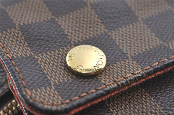 Authentic Louis Vuitton Damier Naviglio Shoulder Cross Body Bag N45255 LV J0135