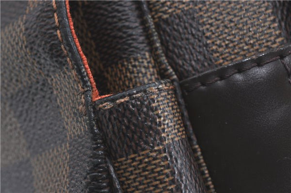 Authentic Louis Vuitton Damier Naviglio Shoulder Cross Body Bag N45255 LV J0135