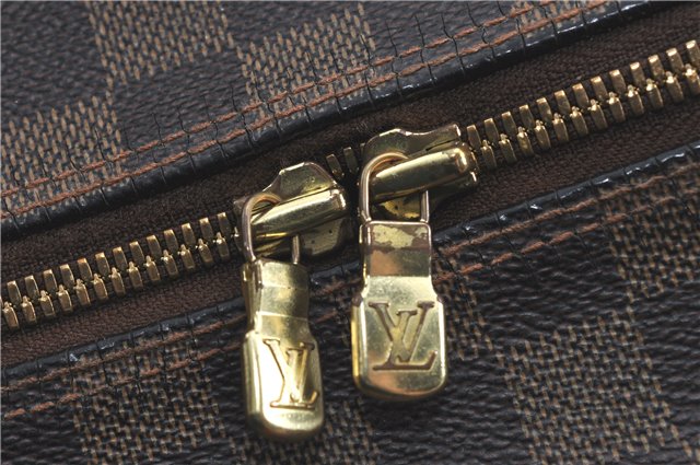 Authentic Louis Vuitton Damier Naviglio Shoulder Cross Body Bag N45255 LV J0135