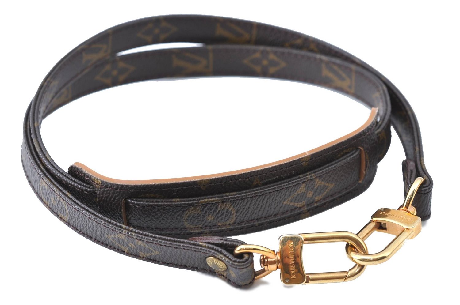 Authentic Louis Vuitton Monogram Brown Shoulder Strap 38.2