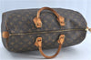 Authentic Louis Vuitton Monogram Speedy 40 Hand Bag M41522 LV J0153