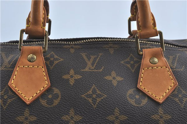 Authentic Louis Vuitton Monogram Speedy 40 Hand Bag M41522 LV J0153