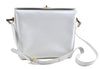 Authentic GUCCI Shoulder Cross Body Bag Purse Leather White J0155