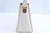 Authentic GUCCI Shoulder Cross Body Bag Purse Leather White J0155