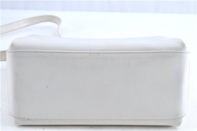 Authentic GUCCI Shoulder Cross Body Bag Purse Leather White J0155