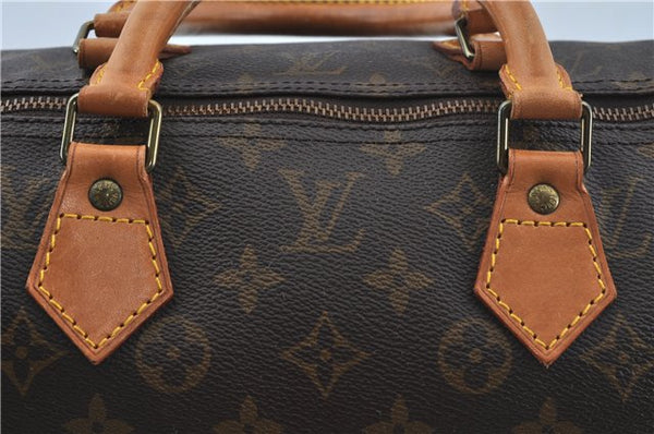 Authentic Louis Vuitton Monogram Speedy 40 Hand Bag M41522 LV J0162