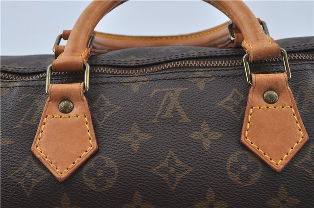 Authentic Louis Vuitton Monogram Speedy 40 Hand Bag M41522 LV J0162