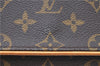 Authentic Louis Vuitton Monogram Pochette Twin GM Shoulder Bag M51852 LV J0163