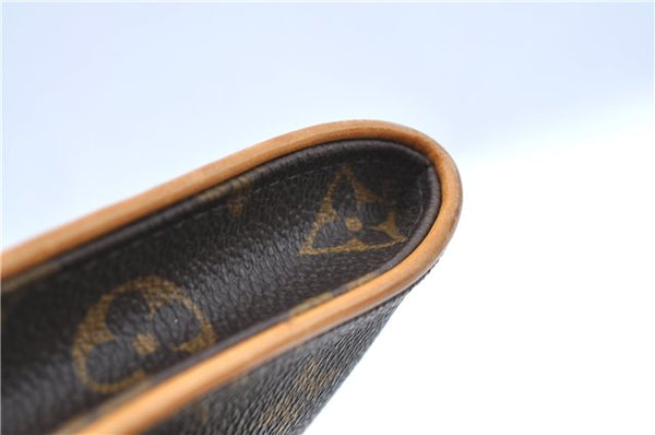 Authentic Louis Vuitton Monogram Pochette Twin GM Shoulder Bag M51852 LV J0163